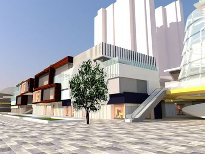 商業(yè)街,商貿中心su模型